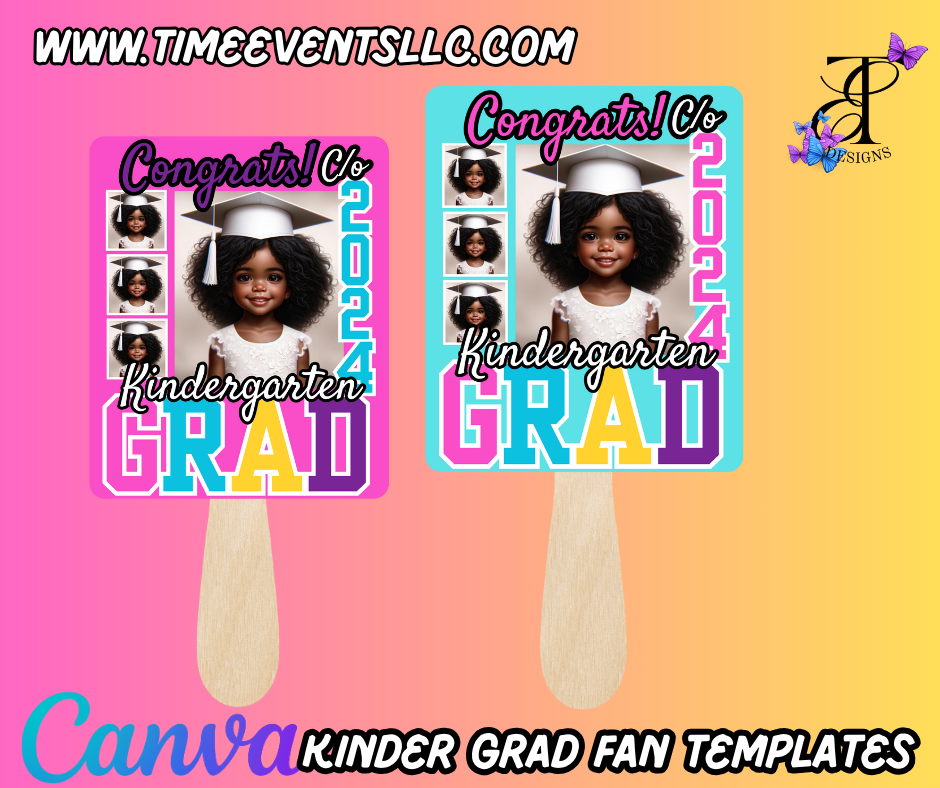 CANVA KINDER GRAD FAN TEMPLATES