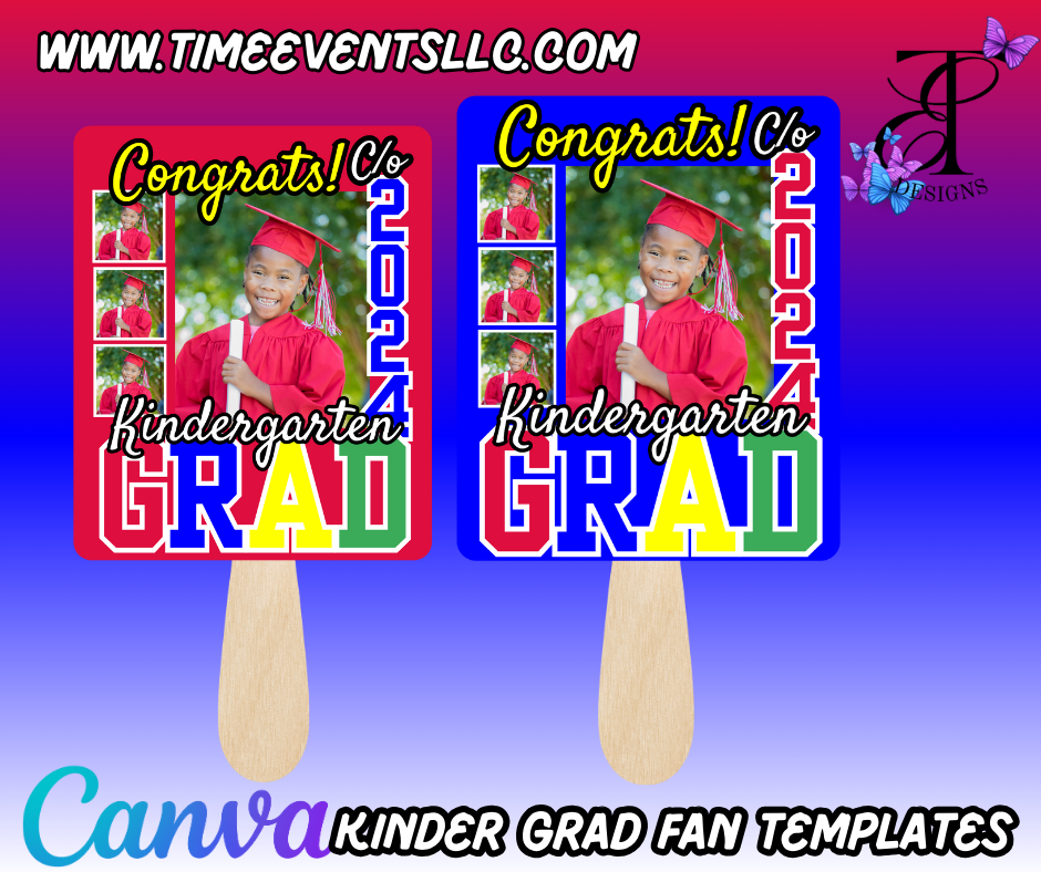 CANVA KINDER GRAD FAN TEMPLATES