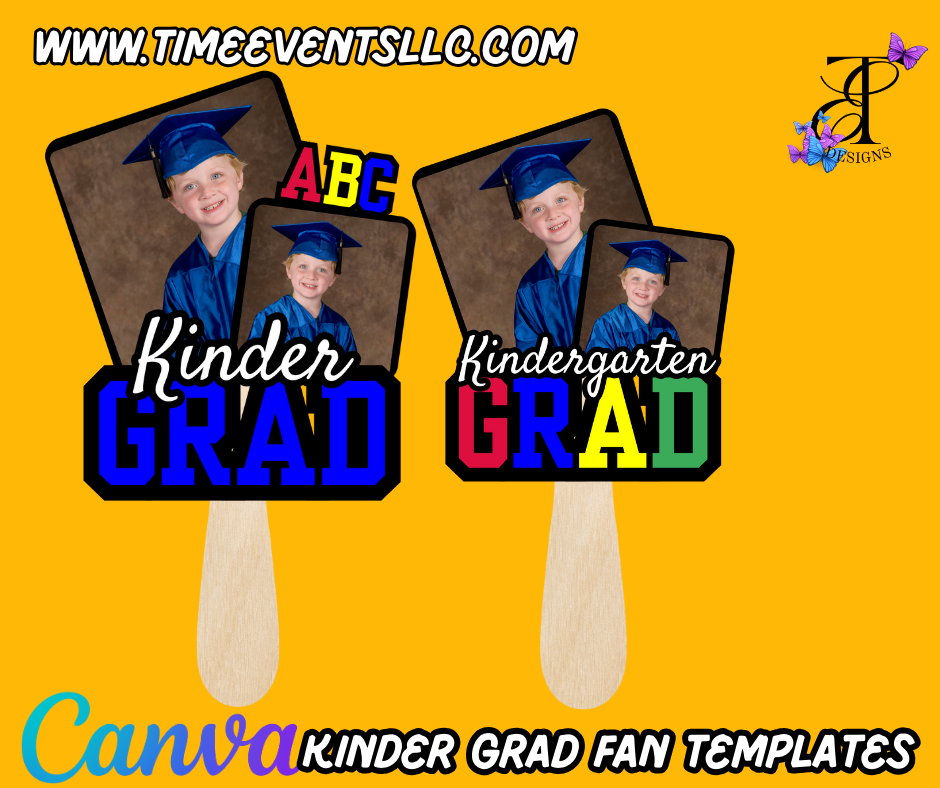 CANVA KINDER GRAD FAN TEMPLATES