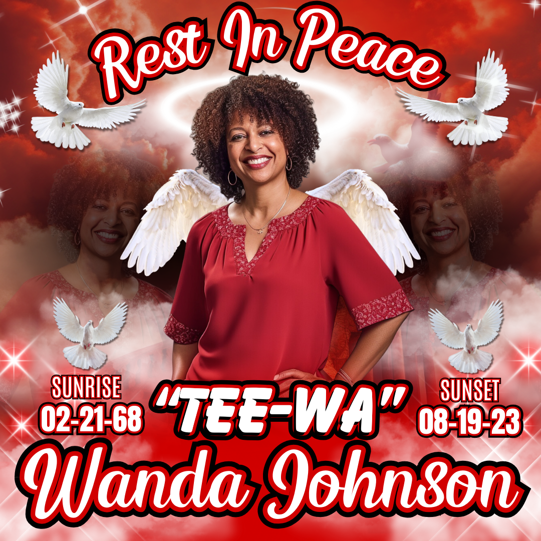 SINGLE RED EDITABLE MEMORIAL DESIGN