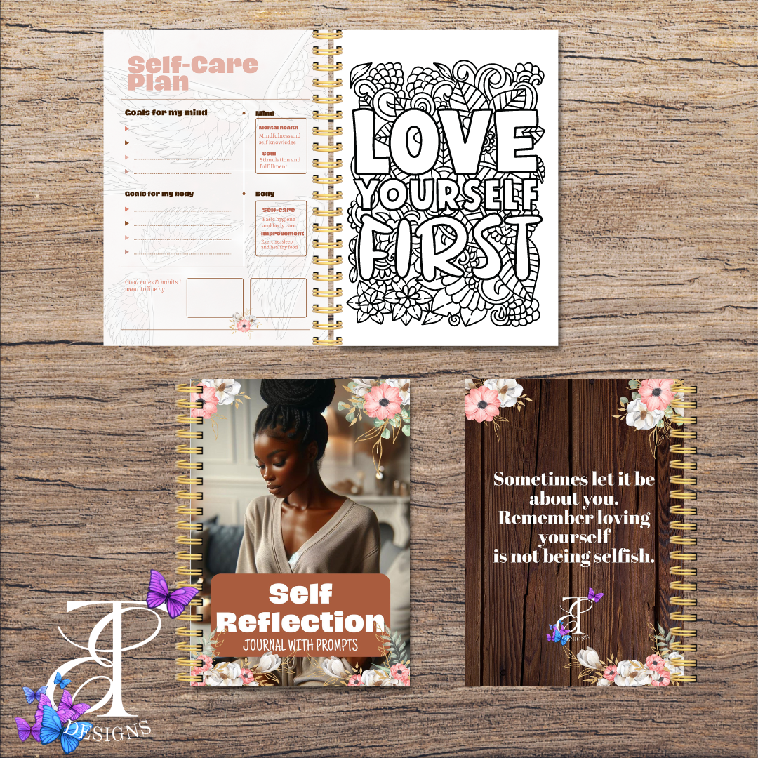 Self-Reflection Journal W/ PLR (EDITABLE DOWNLOAD)