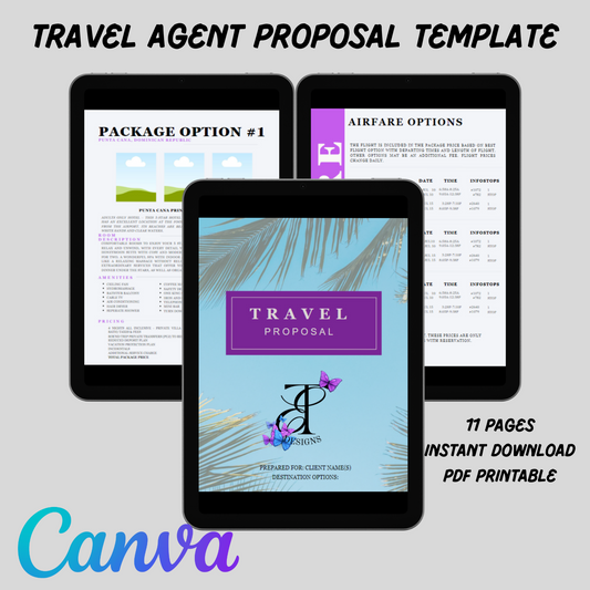 Travel Agent Proposal Template