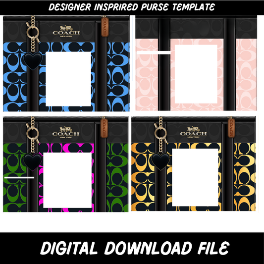Designer Inspired Purse Template (Digital Download) Limited Time Only!